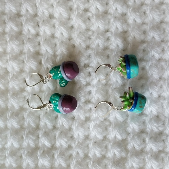 Cactus and Succulent Stitch Markers Progress Keepers Crochet Knitting Handmade - Picture 3 of 11